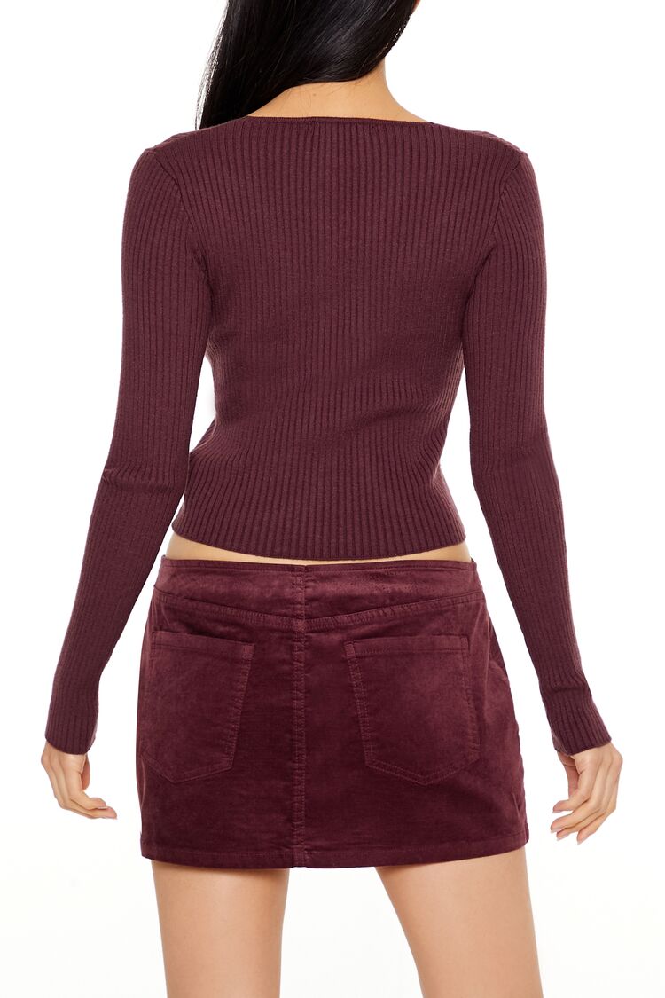Cropped Cardigan Sweater