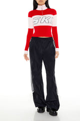 Colorblock Ski Half-Zip Sweater