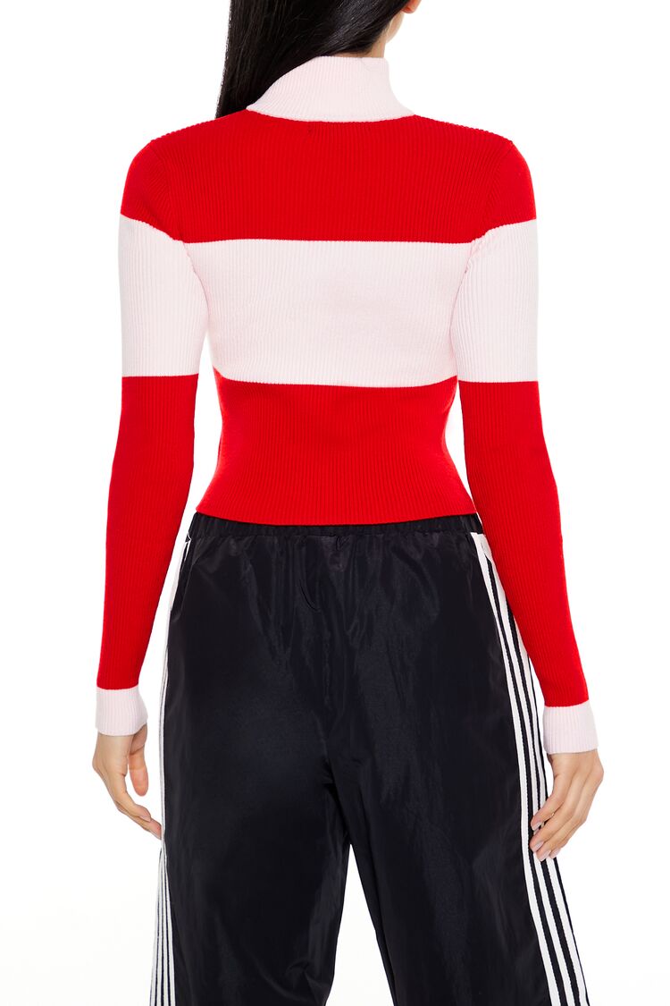 Colorblock Ski Half-Zip Sweater