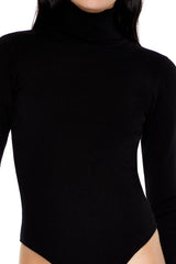 Sweater-Knit Cutout Bodysuit