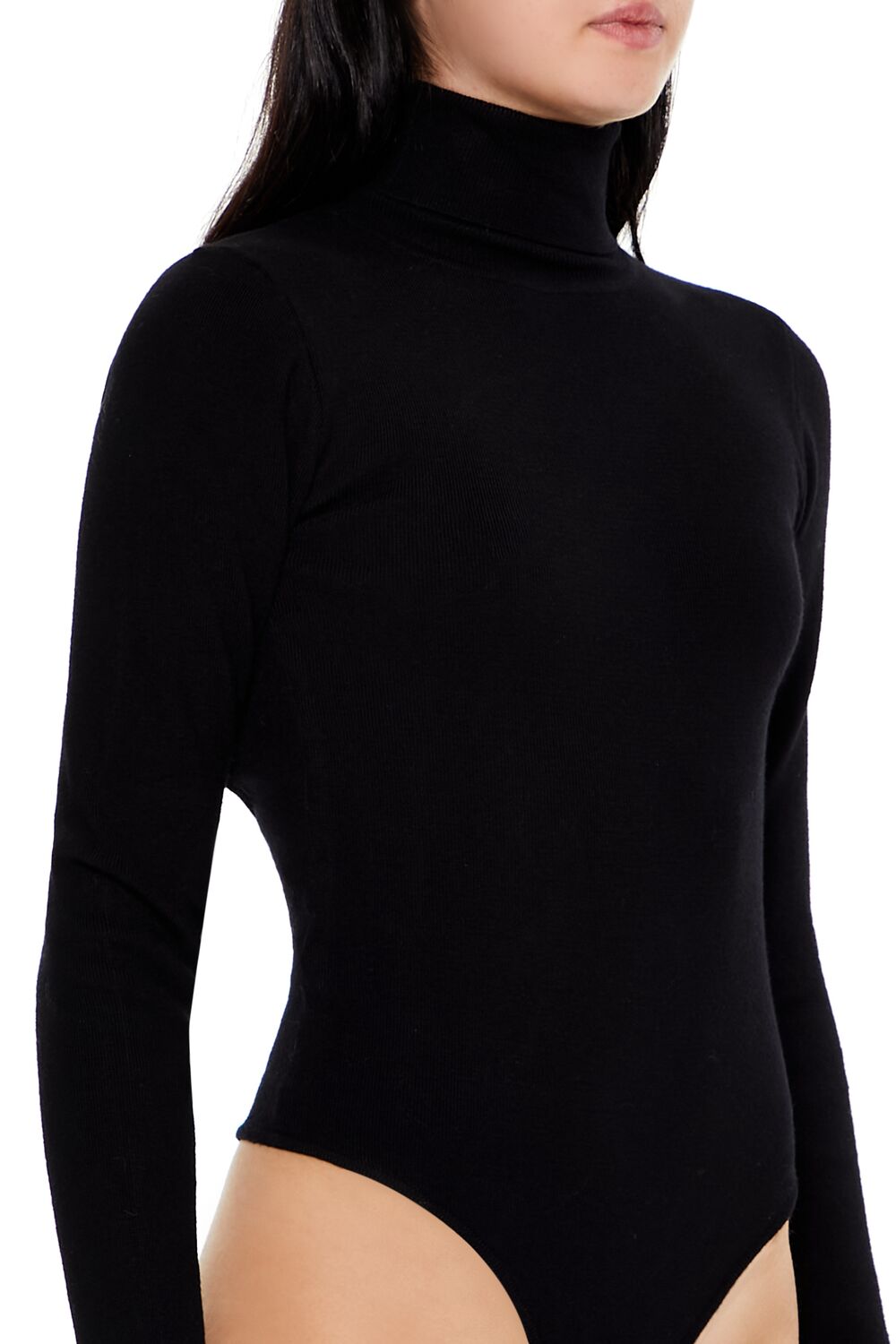 Sweater-Knit Cutout Bodysuit