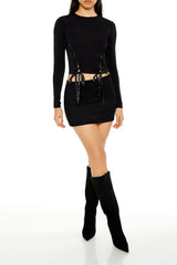 Lace-Up Crop Top