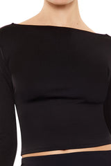 Lace-Up High-Neck Top
