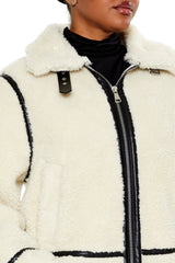Plus Size Faux Shearling Jacket