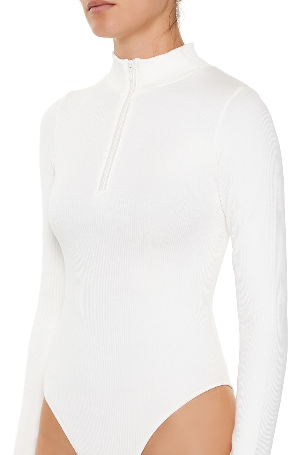 Seamless Half-Zip Bodysuit