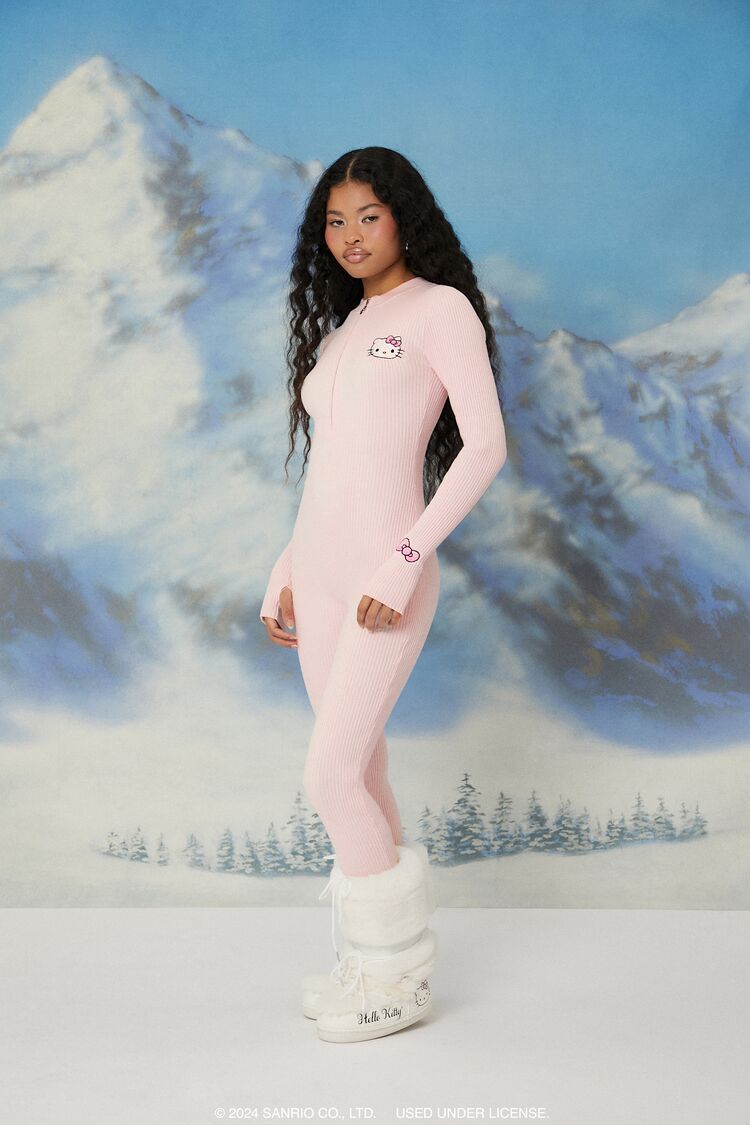 Hello Kitty Ribbed Jumpsuit