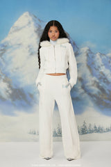 Hello Kitty Faux Fur Zip-Up Hoodie