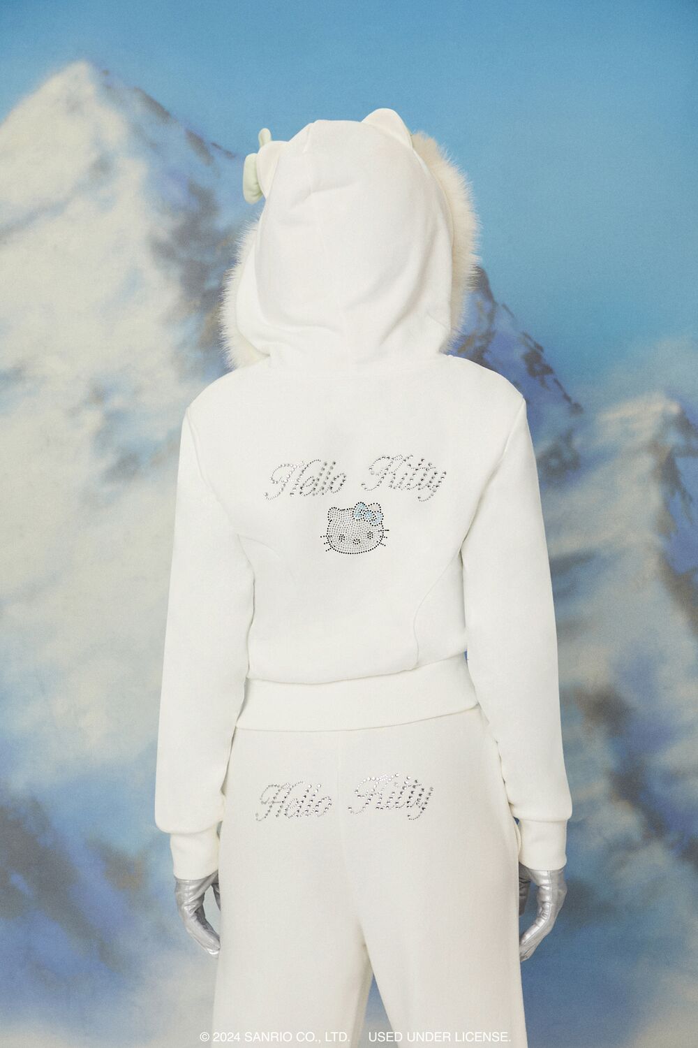 Hello Kitty Faux Fur Zip-Up Hoodie
