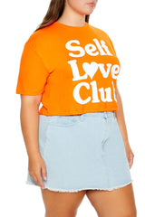 Plus Size Self Love Club Tee