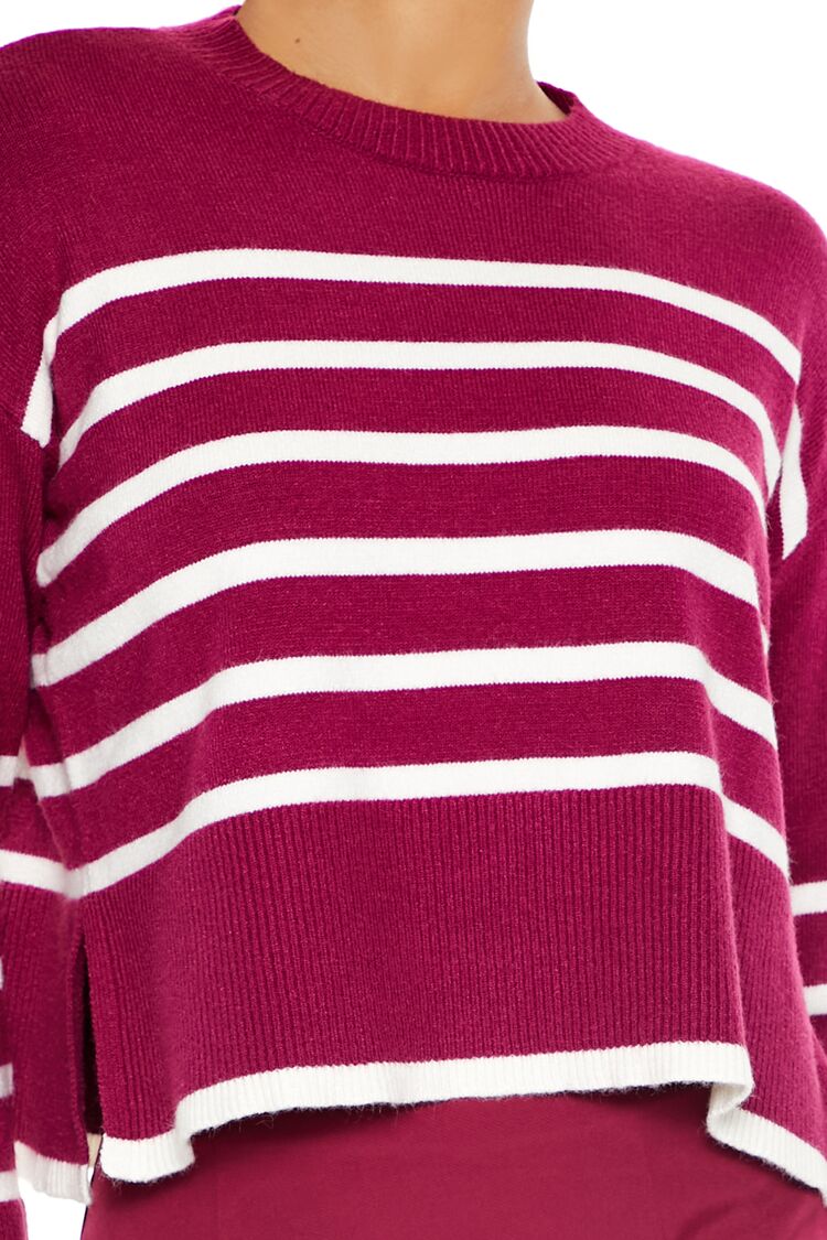 Striped Cropped Sweater