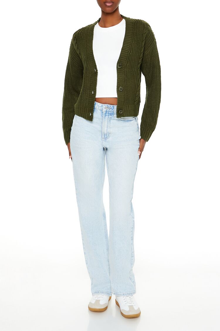 Drop-Sleeve Cardigan Sweater