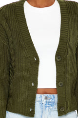 Drop-Sleeve Cardigan Sweater