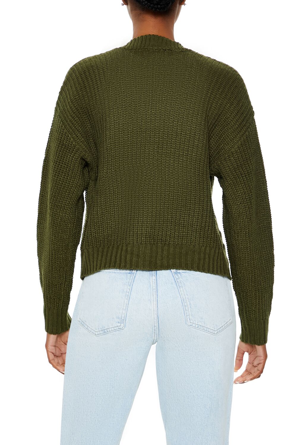 Drop-Sleeve Cardigan Sweater