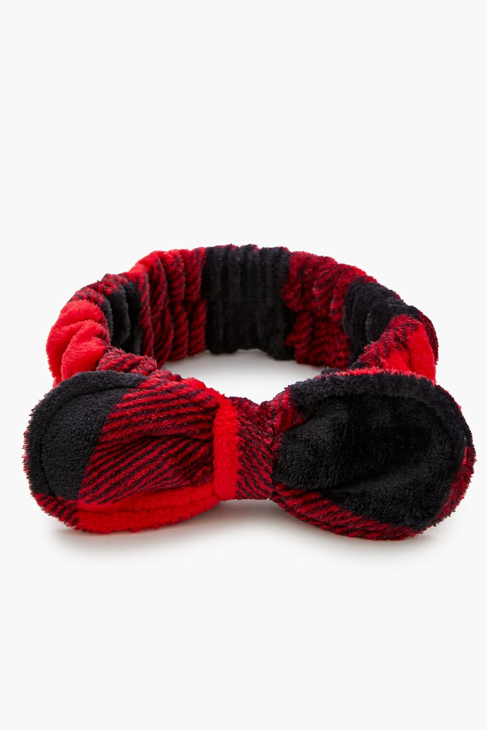 Plush Plaid Headwrap