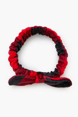 Plush Plaid Headwrap