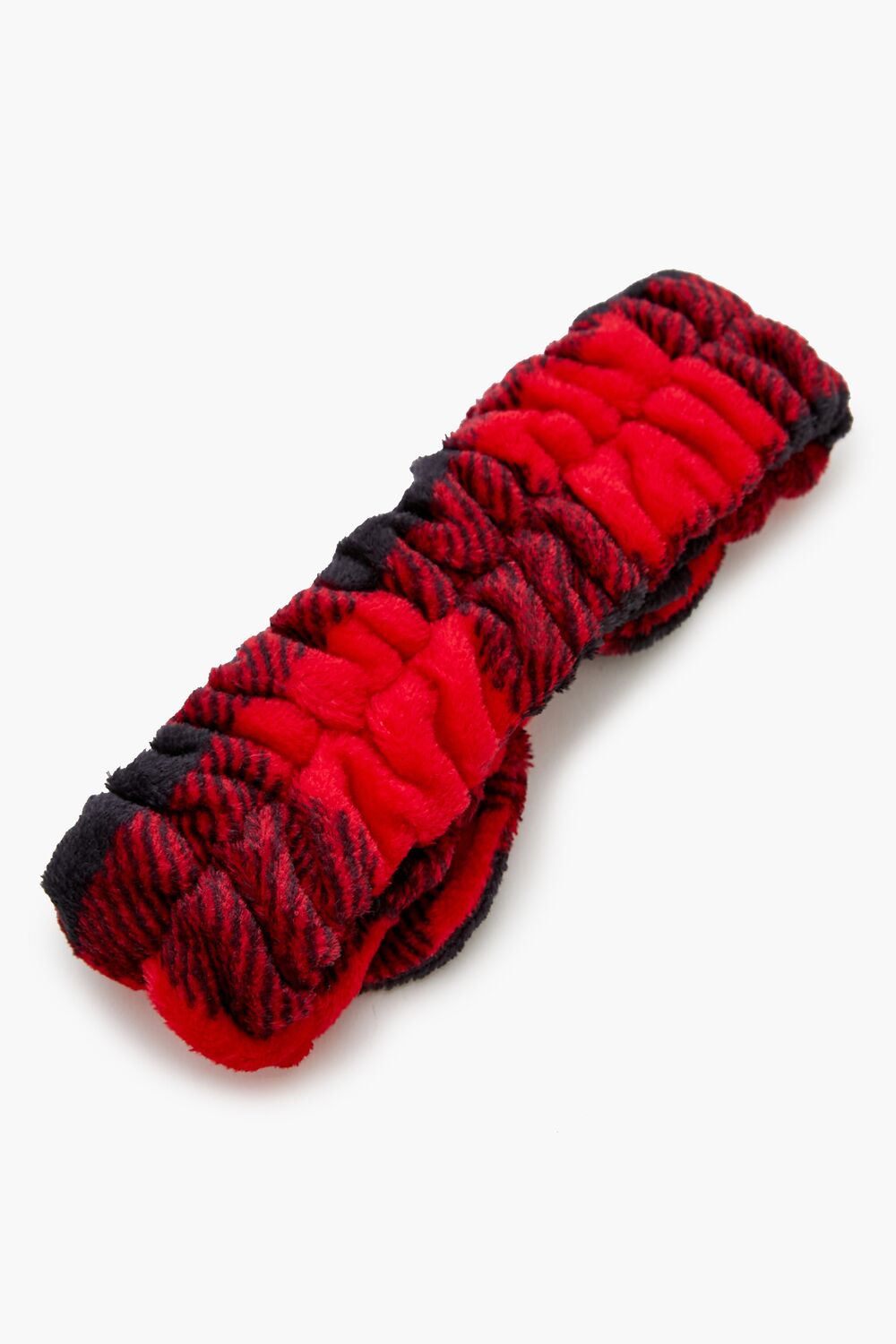 Plush Plaid Headwrap