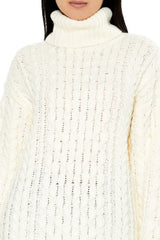Cable Knit Turtleneck Sweater