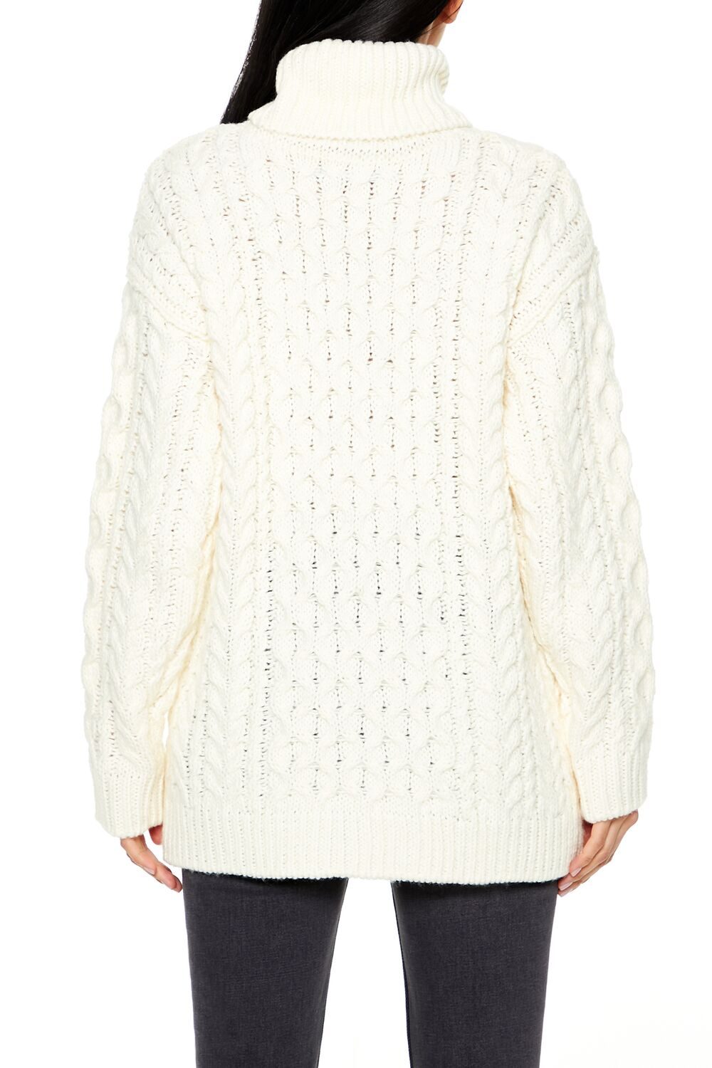 Cable Knit Turtleneck Sweater