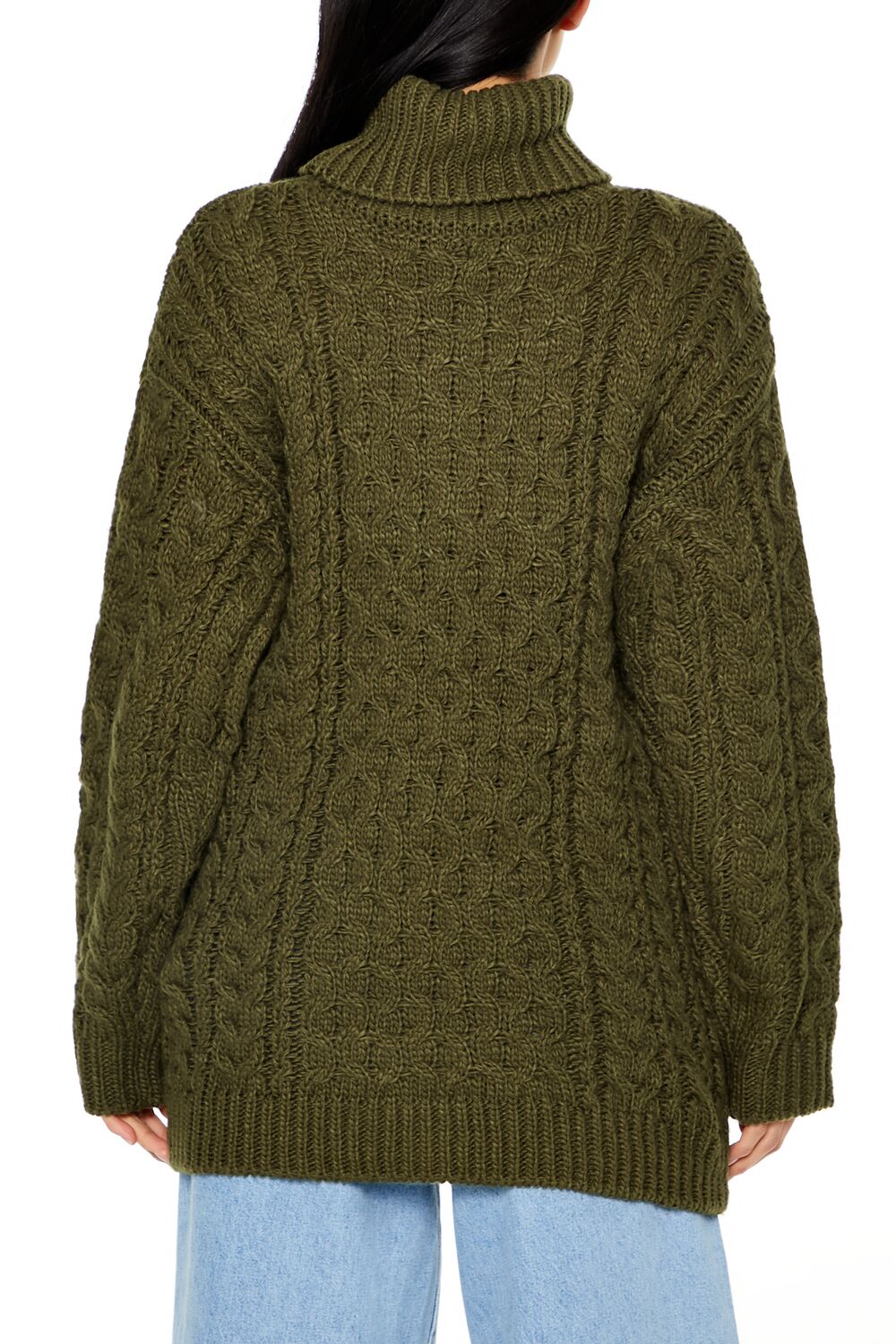 Cable Knit Turtleneck Sweater