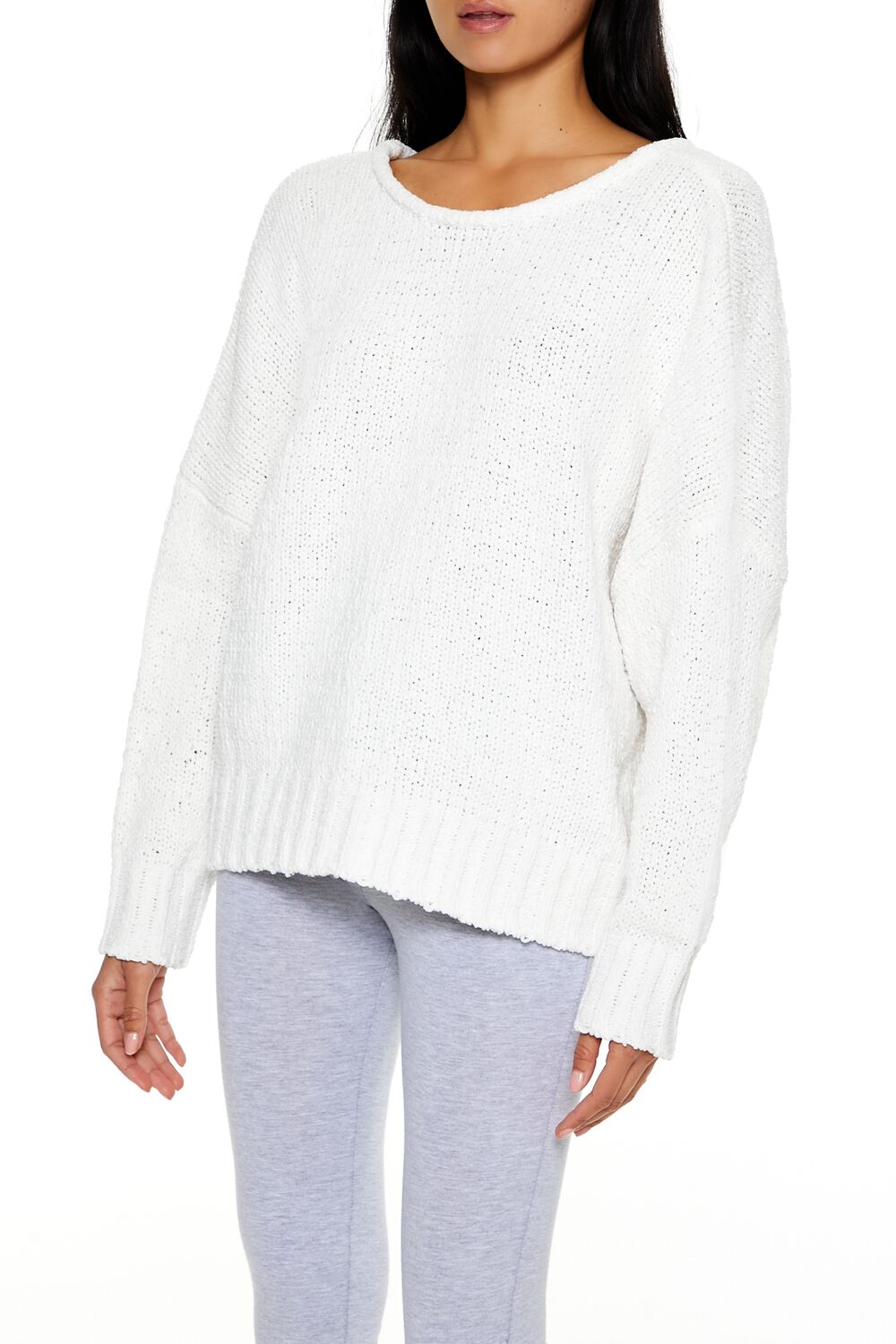 Crossover Tie-Back Sweater