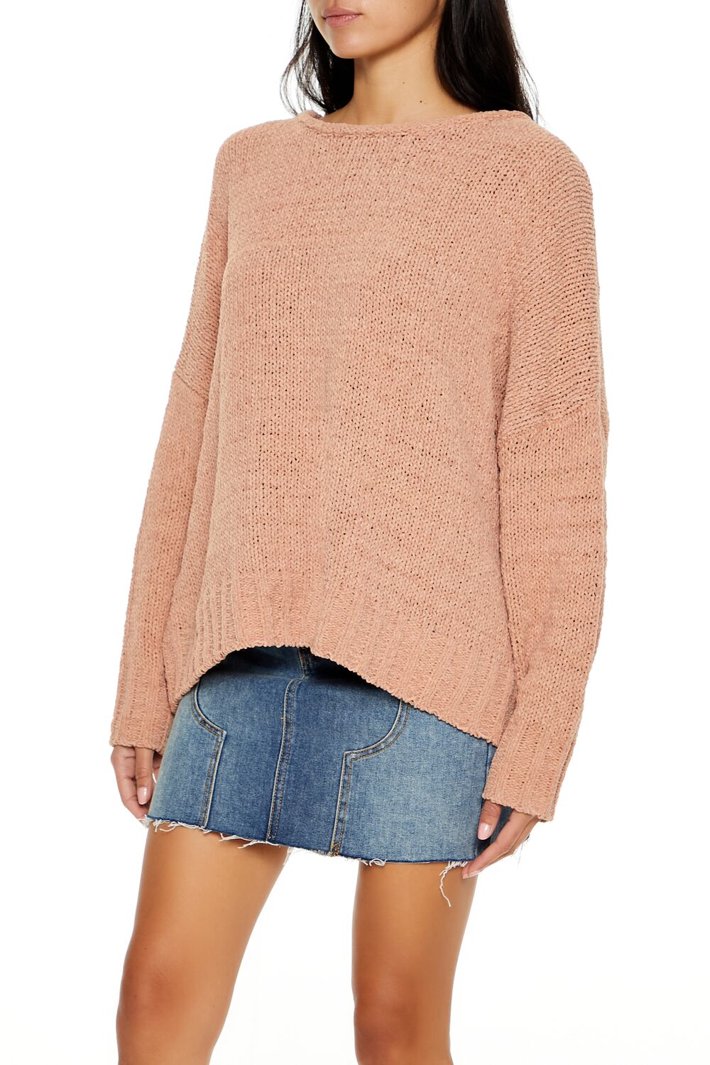 Crossover Tie-Back Sweater