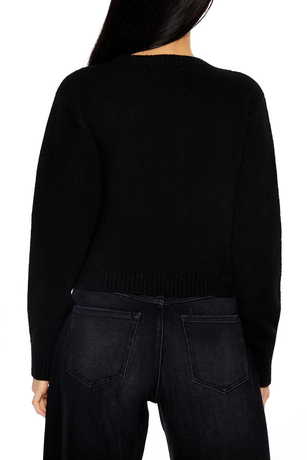 Cropped Crew Sweater