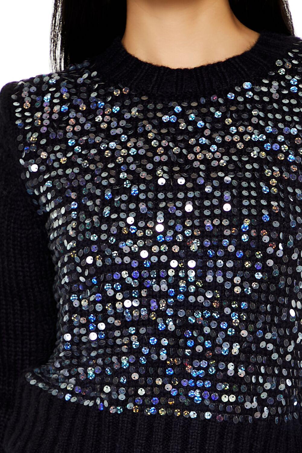 Iridescent Sequin Sweater