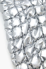 Quilted Metallic Tote Bag
