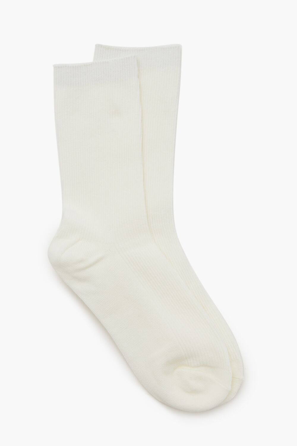 Ribbed Crew Socks