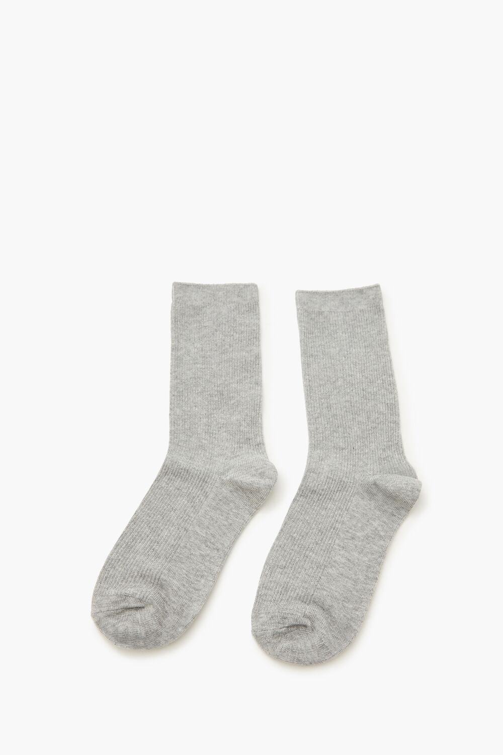 Ribbed Crew Socks