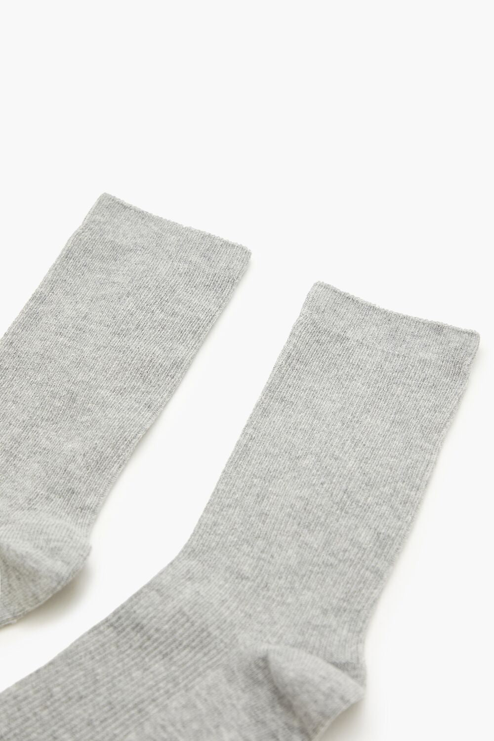 Ribbed Crew Socks
