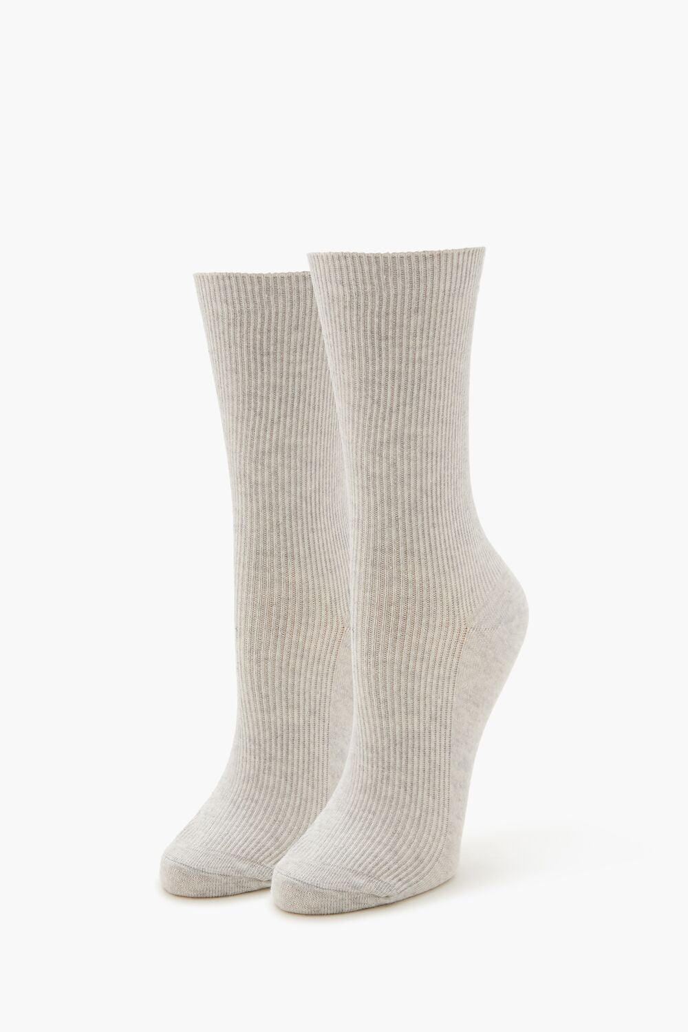Ribbed Crew Socks
