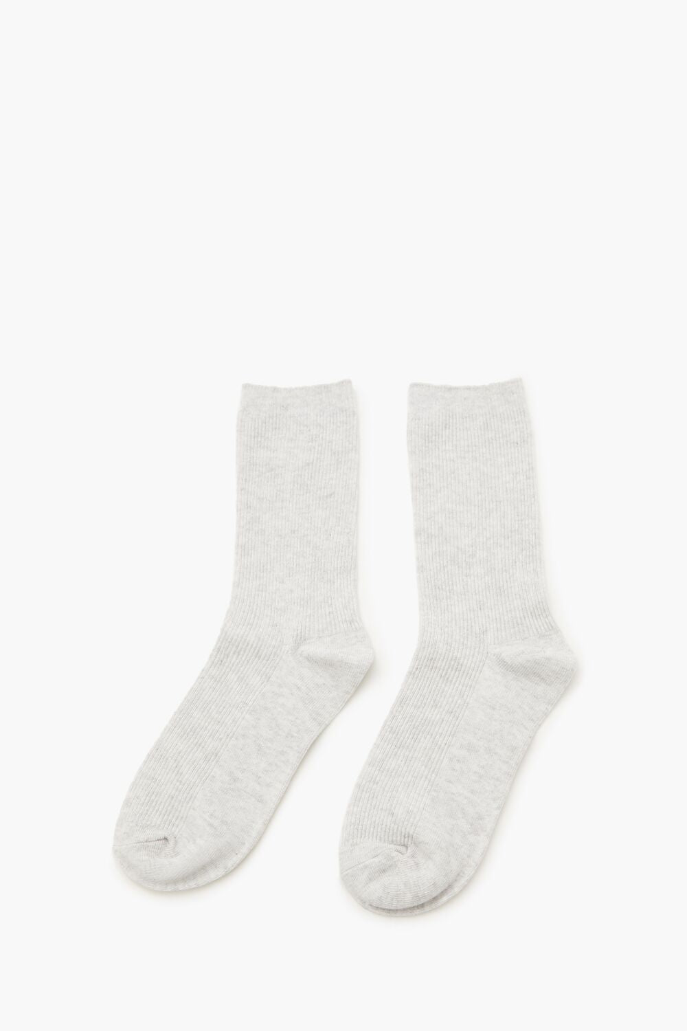 Ribbed Crew Socks