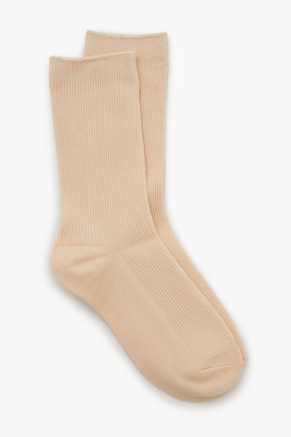 Ribbed Crew Socks