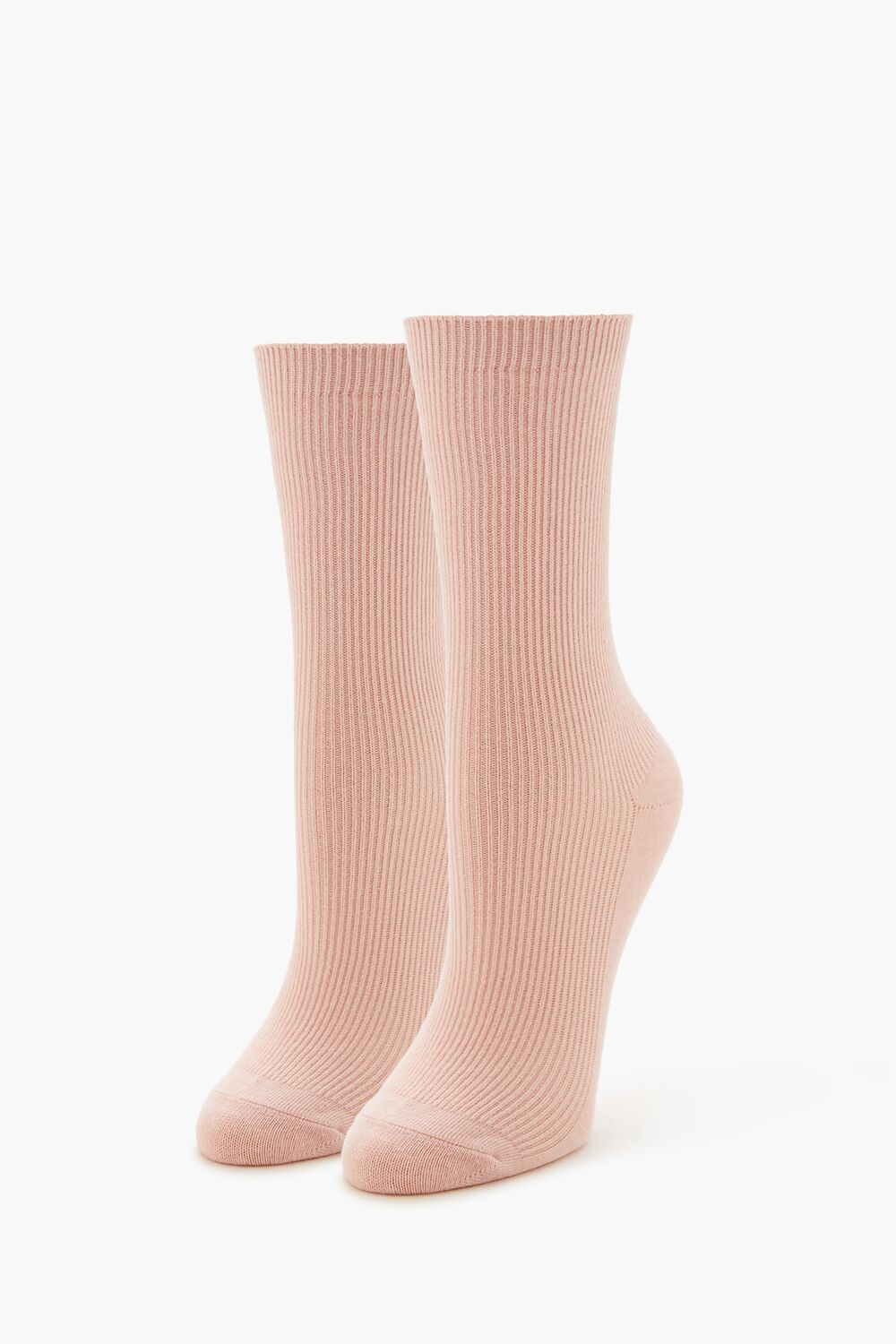 Ribbed Crew Socks