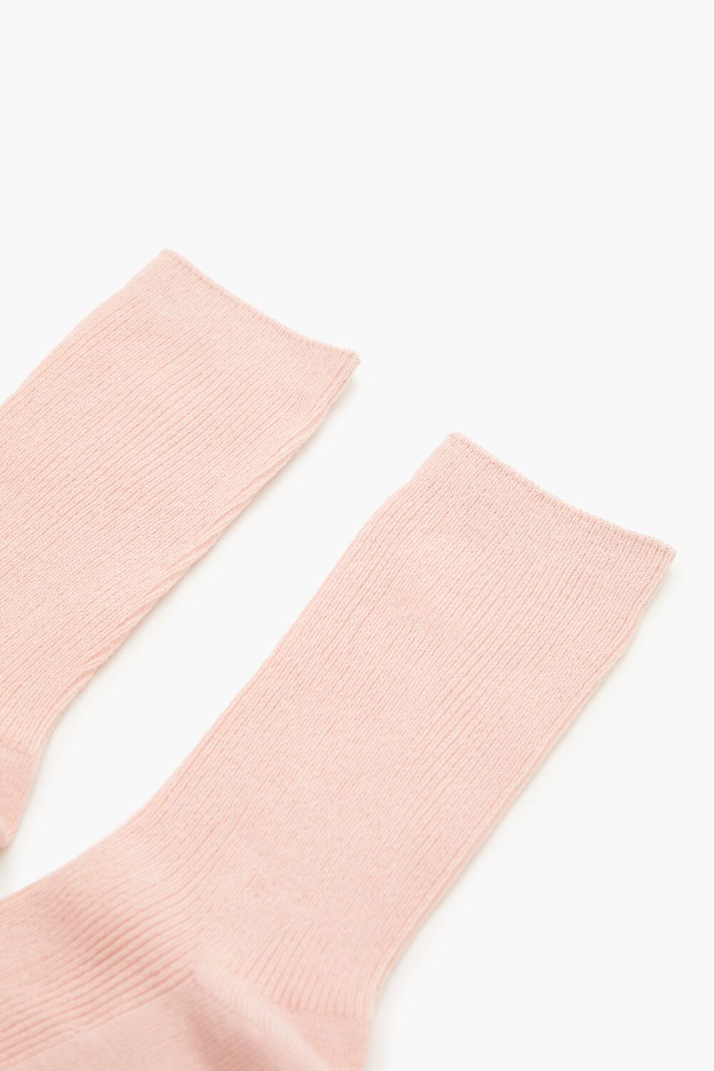 Ribbed Crew Socks