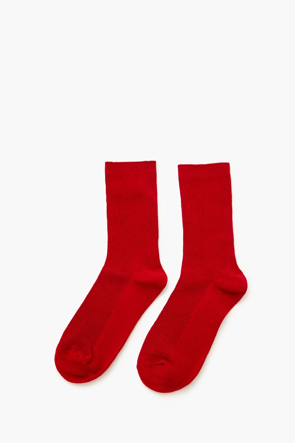 Ribbed Crew Socks