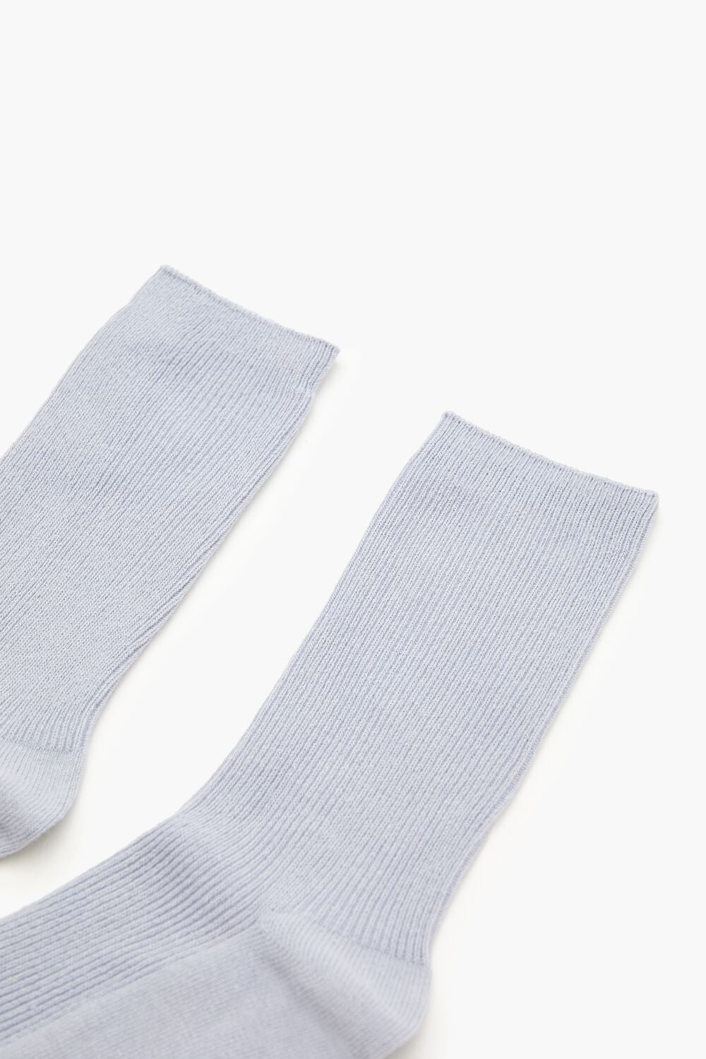 Ribbed Crew Socks