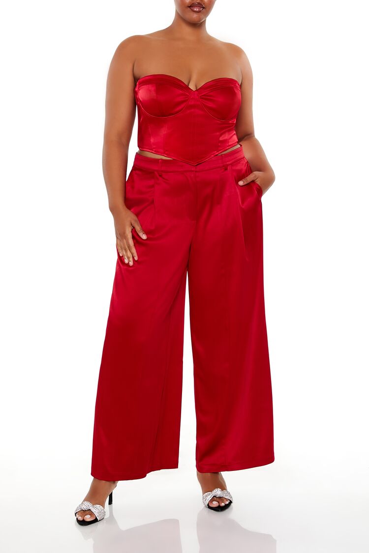 Plus Size Sweetheart Bustier Tube Top