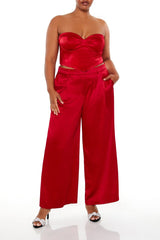 Plus Size Sweetheart Bustier Tube Top