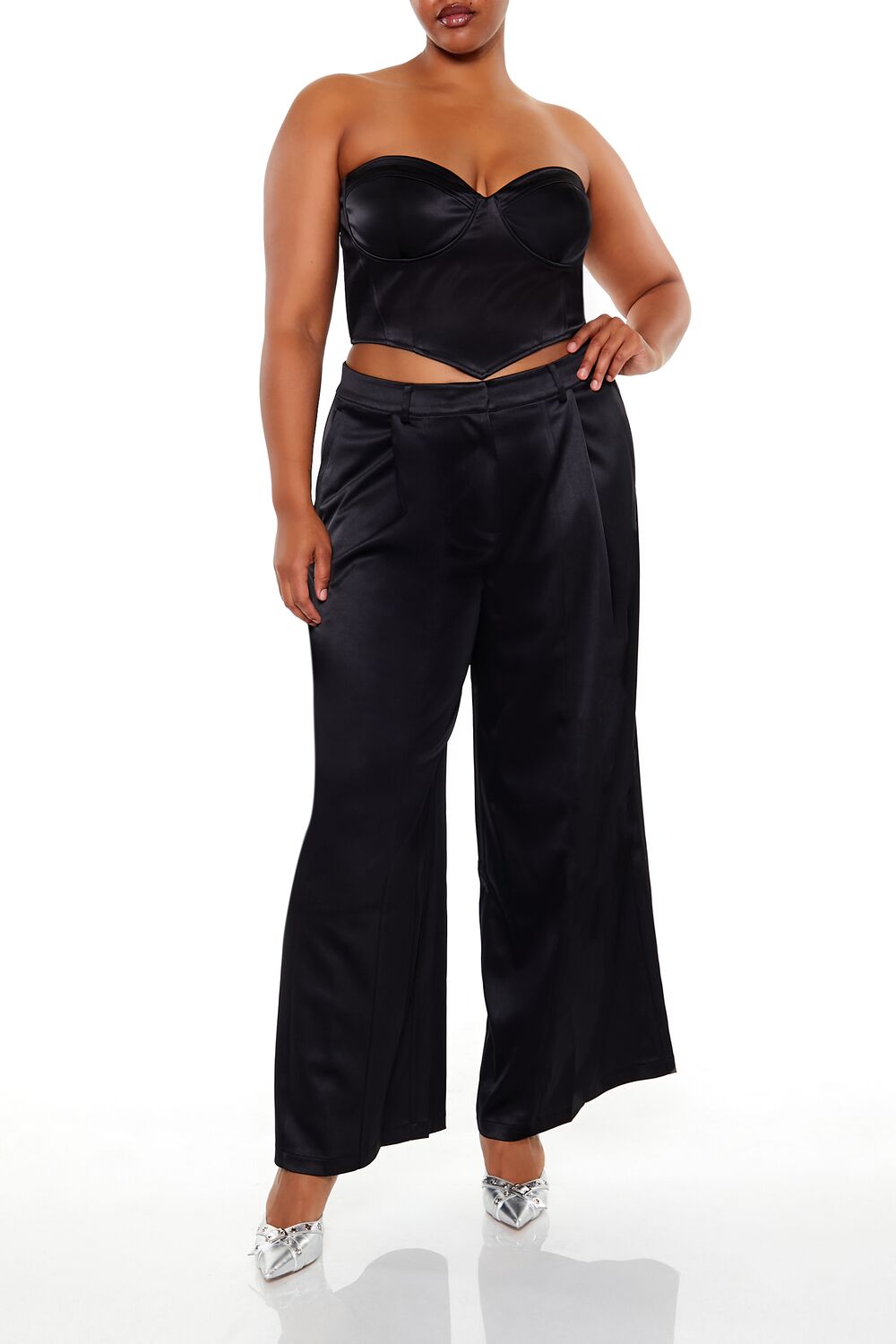 Plus Size Sweetheart Bustier Tube Top