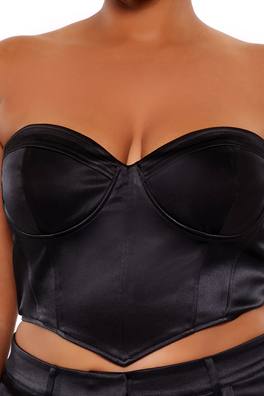 Plus Size Sweetheart Bustier Tube Top