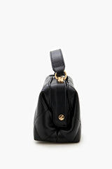 Quilted Faux Leather Crossbody Bag