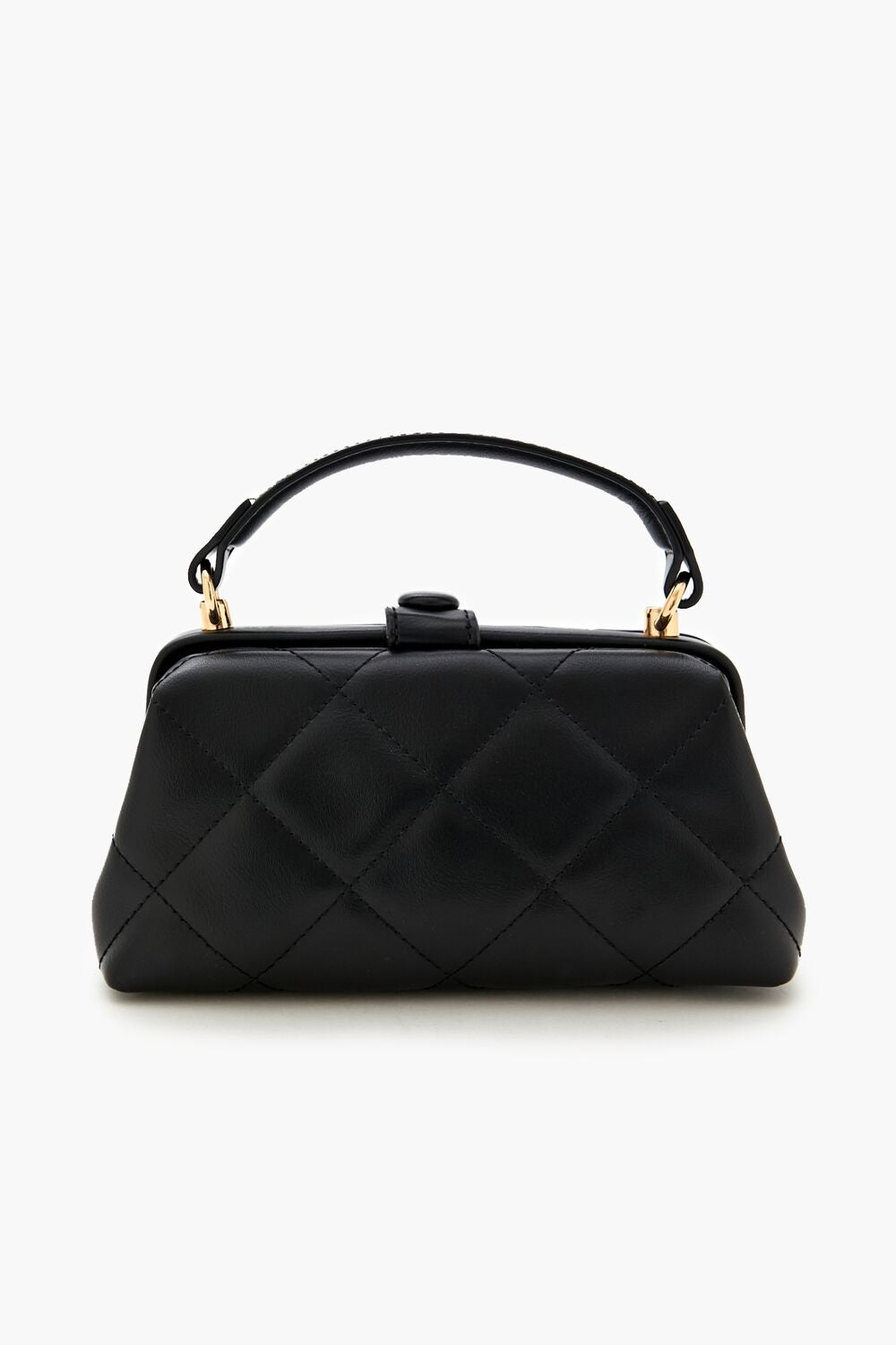 Quilted Faux Leather Crossbody Bag
