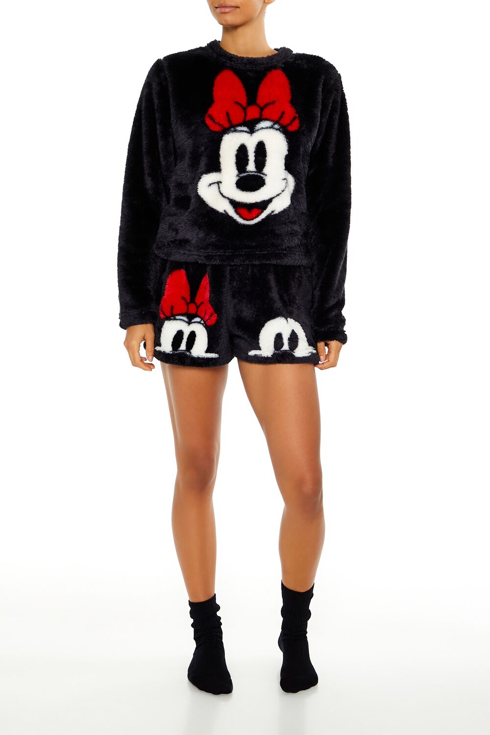 Disney Mickey & Minnie Pajama Shorts