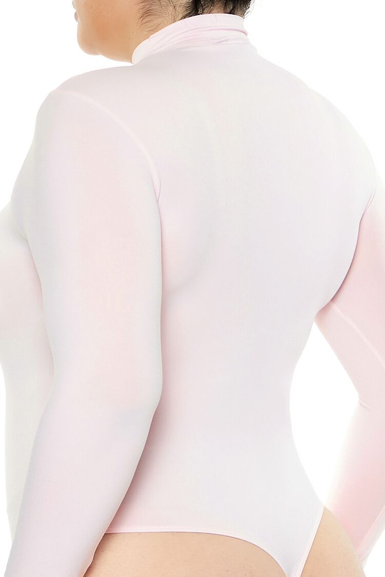 Plus Size Seamless Mock Neck Bodysuit