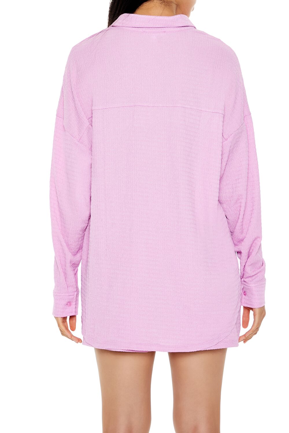 Textured Shirt & Shorts Set