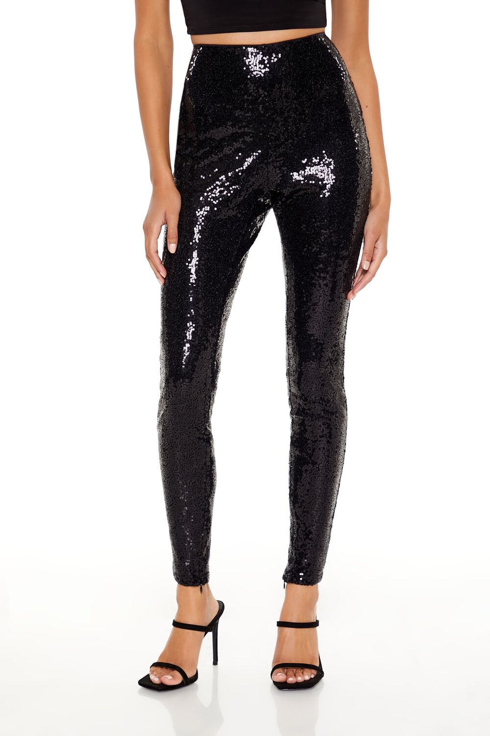 Sequin High-Rise Leggings
