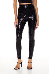 Sequin High-Rise Leggings