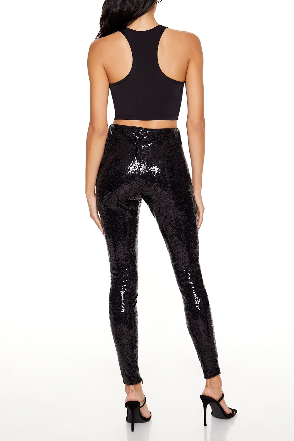 Sequin High-Rise Leggings